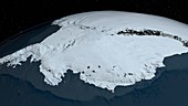 Antarctic ice sheet,computer model