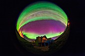 Auroral display,Greenland