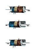Stirling engine mechanism,artwork