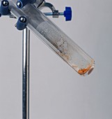 Test tube experiment,Mercury (II) Oxide