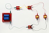 Electric circuit split into branches