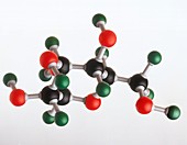 Model of a glucose molecule