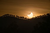 Partial solar eclipse,Australia