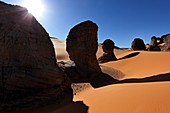 Saharan rock formations