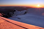 Sunset from Mont Blanc