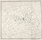 John Snow's cholera map,1854