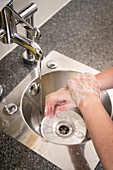 Clinical hand washing