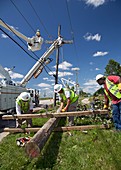 Repairing power lines