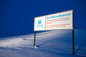 Kjell Henriksen Observatory sign