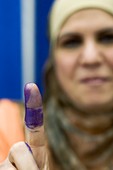 US-resident Iraqi votes in Iraq election