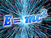 Einstein's mass-energy equation,artwork