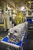 Car transmission assembly line