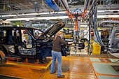 Car production assembly line