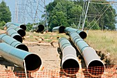 Gas pipeline construction
