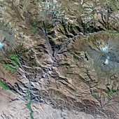 Colca Canyon,Peru,satellite image