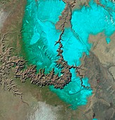 Grand Canyon,USA,satellite image