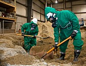 Hazardous materials cleanup training