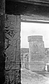 Mayan temple stele,1910s