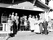Eugenics contest at public fair,1920s