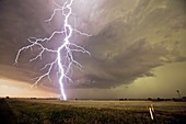 Lightning strike,Colorado,USA