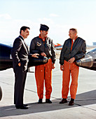 X-15 aircraft test pilots,1961