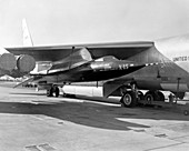 X-15 aircraft on a Boeing B-52,1959