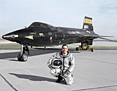 Pete Knight as X-15 test pilot,1965