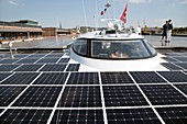 Solar-powered boat