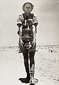 Soldier carrying mines,World War II