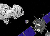 Rosetta ploying Philae lander
