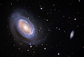Spiral galaxy NGC 4725