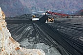 Coal sludge dam,West Virginia,USA