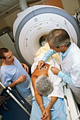 MRI directed ultrasound fibroid treatment