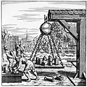 17th Century vacuum experiment,artwork