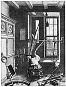 18th Century astronomer,artwork