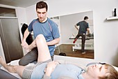 Hip and knee physiotherapy
