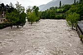 Rio Ara flooding,Spain
