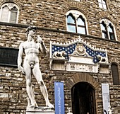 Replica of Michelangelo's David,Italy