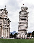 Leaning Tower of Pisa and cathedral