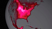 US crop productivity,fluorescence image