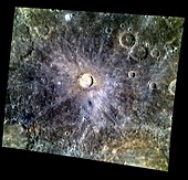 Tansen crate,Mercury,MESSENGER image