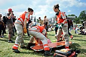 First aid at music festival