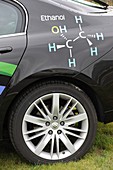 Ethanol-fuelled car