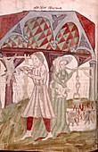 Medieval cooking,artwork