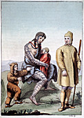 Chukchi family,historical illustration