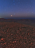 Mars in opposition,Chile