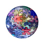 Global weather patterns,conceptual image