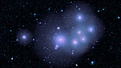 Fornax cluster galaxies,WISE image