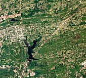 Tornado destruction,Arkansas,USA