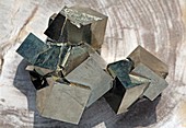 Pyrite cubes I